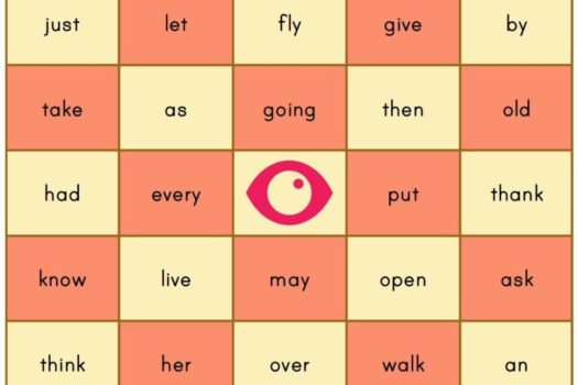 DIY: Sight Words Bingo