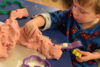 Amazing Smelling Raspberry Play Dough