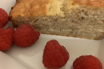 Vanilla, Banana & Chia Seed Cake