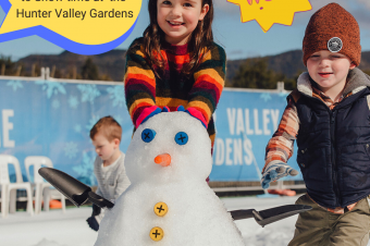 WIN 2 Family Passes to Snow Time in the Garden at the Hunter Valley