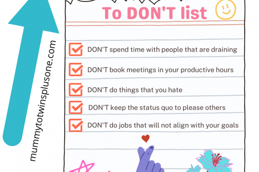 Have You Made A ‘To Don’t’ List Yet?